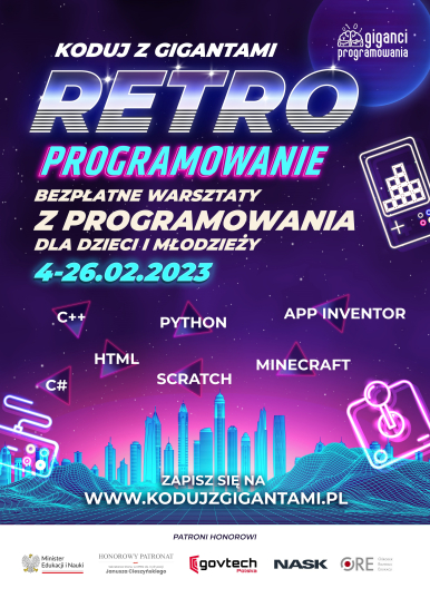 Koduj z Gigantami RETROPROGRAMOWANIE